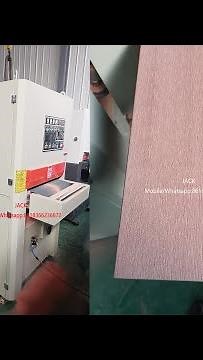 WPC Decking Sanding and Brushing Machine / WPC Surface Processing Machine