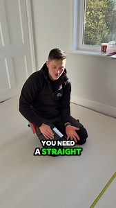 A little trick to get a straight edge using a tape measure ✅️ For all your flooring needs, contact us today on 01223 632571 ☎️ #carpet #lvt #vinylflooring #tip #flooring carpets home decor carpetfitter cambridge smallbusiness makeover homemakeover cambridgeshire fyp foryoupage | JK Carpets And Flooring