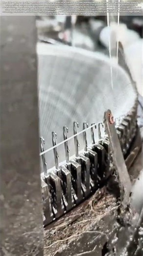 Threading the Loom: How a Spinning Disc Weaves Fabric Instantly