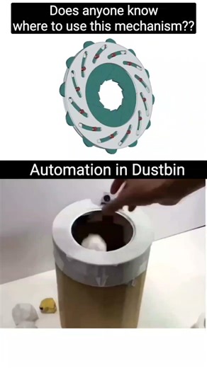 How to Make an Automated Smart Dustbin | Iris Diaphragm Mechanism