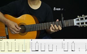 Chasing Pavements - Adele - Fingerstyle Guitar Tutorial TAB + Chords + Lyrics