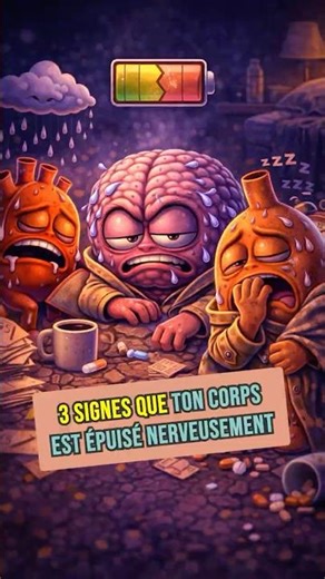 3 signes que ton corps est épuisé nerveusement | Pourquoi tu restes fatigué