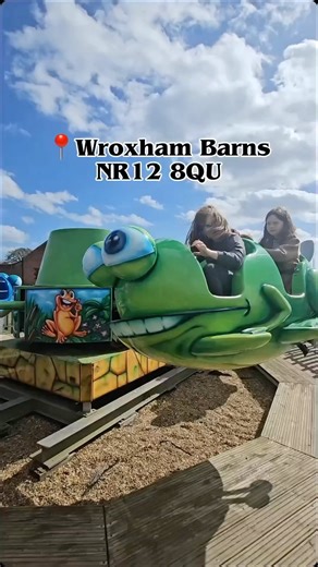 Thanks to the Fisher family who visited us this Easter. Looks like Jumping Frogs on The Fun Park was a hit! | Wroxham Barns