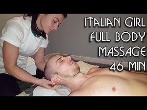 💆 Italian Massage - ASMR no talking video - whole 46 min