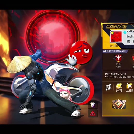 100 level player 😱🗿 #freefire