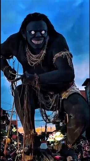Ogoh-ogoh Mistaken for a Ghost #shorts #trending