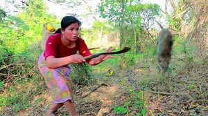 2.7K views · 40 reactions | wild people are afraid of mice - woman pick cucumbers - woman Eat pick cucumbers wild people | Galvin Planet | Facebook