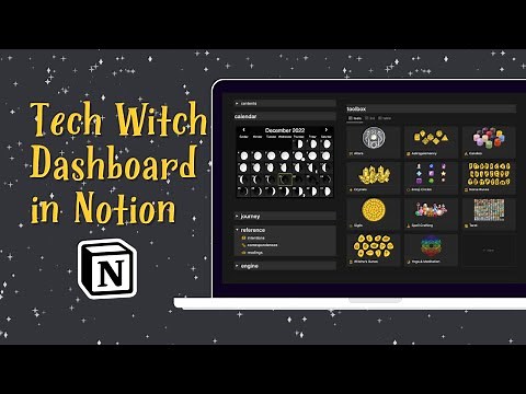 My Tech Witch Dashboard in Notion