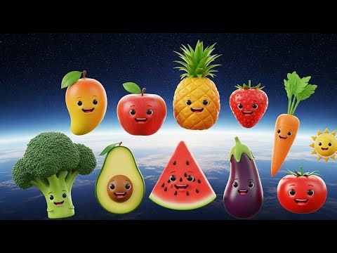 Baby Sensory Color Show – Happy Fruits Dancing to Fun Music