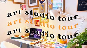 Inside My Aesthetic Oil Painting Studio — A Full Creative Tour