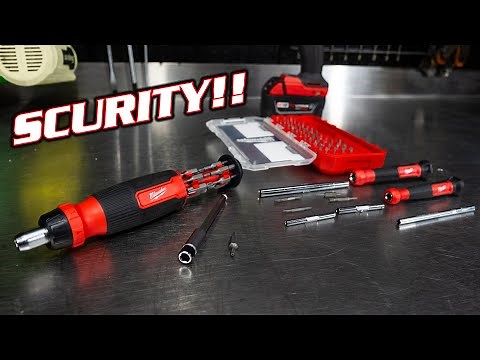 We Can NEVER Find Ours! Milwaukee Security and Precision Bit Driver Kits