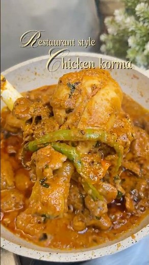 Chicken Korma Recipe | Restaurant Style Mughlai Curry