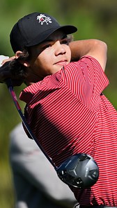 Tiger Woods' son Charlie wins his first AJGA title, shooting 15-under at the Team TaylorMade Invitational. | AP