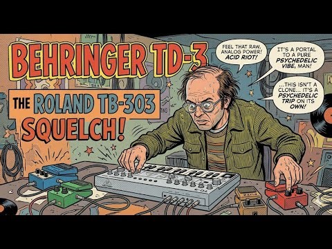 Behringer TD-3 goes trippy trippy (with guitar pedals) Vol. 3