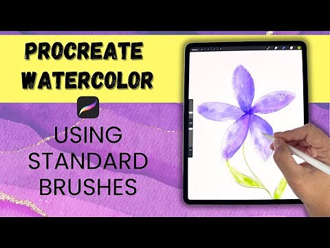Procreate Watercolor with Standard Brushes!