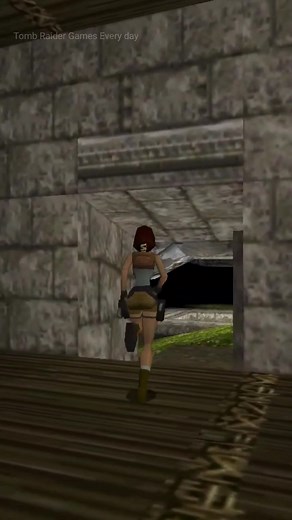 Lara finds a room with stairs and skulls 😊🎮 Tomb Raider I Original 😍🎮 #tombraider #laracroft #gameplay #gaming | Tomb Raider games every day