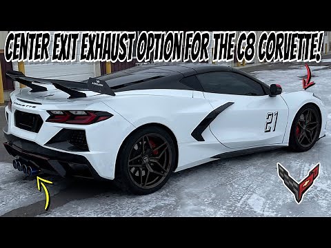 FINALLY! A C8 Corvette Center Exit Exhaust Option Available! 😲