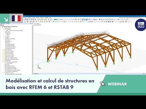 Modélisation et calcul de structures en bois avec RFEM 6 et RSTAB 9