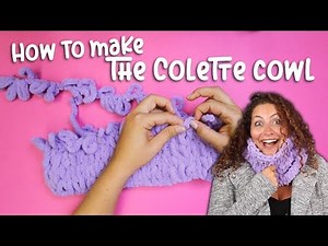 How to make the Colette Cowl with Off the Hook!