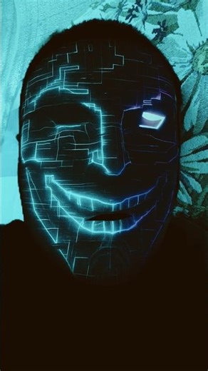 Neon Hacker Face Effect | Cyber Glow Mask