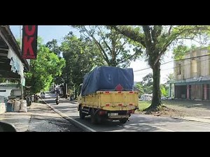 Suasana jalan raya cilaku arah cianjur kota