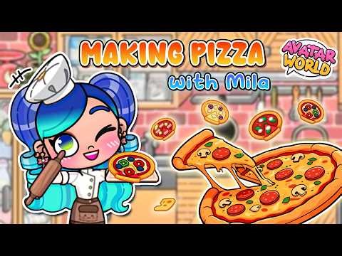 First Time Making Pizza… and It Went Wrong?! 🍕🔥 Mila’s Cooking Challenge! 💖 Avatar World Pazu
