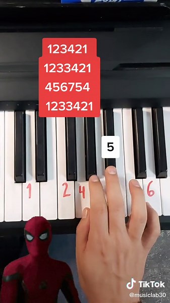 Spiderman Piano Tutorial