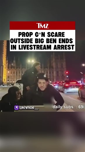 Twitch Streamer Arrested for Handling Prop Handgun Near Big Ben