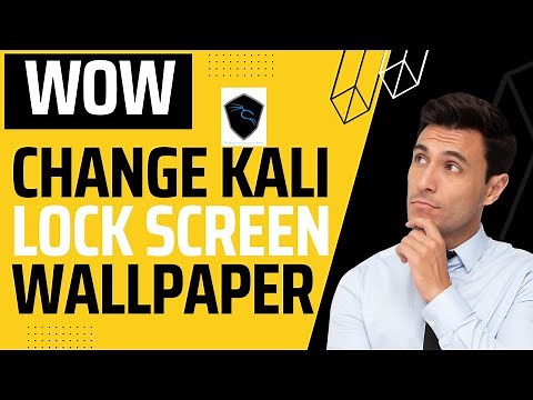 Change kali linux lock screen wallpaper and icon || Technology tip