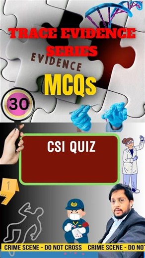 Can You Solve This CSI Question? Trace Evidence Quiz #30 Final Trace Evidence Quiz #mcqquiz #csi