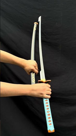 IRL Shinobu Nichirin Sword Unboxing!#demonslayer #katanasamurai #katanalobby