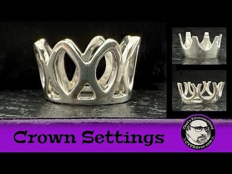 3 Simple Crown Settings: A Silversmithing Tutorial