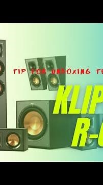 NEW SPEAKERS! Klipsch R-620F Reference Series Floor (Tower) Speakers unboxing tips.
