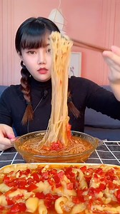955K views · 10K reactions | Food Show- Eating mukbang eggs noodle soup spicy noodle chicken feet rice cake pig guts pig stomach chicken thighs chicken wing and pig meat. | Food Show | Facebook