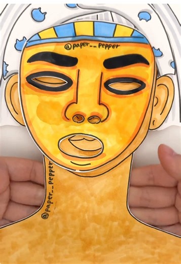 Turning a Mummy into Queen Cleopatra! 👑 Scalp Spa, Dye & Makeup #asmr #satisfying #massage #makeover #makeup