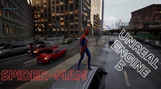 Une d�mo technique Unreal Engine 5 avec Spider-Man est t�l�chargeable