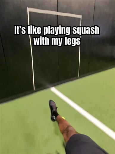 Doing the one touch game with my feet instead #ballmastery