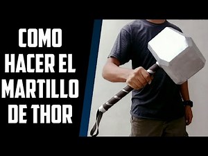 How to make Thor's Hammer - Avengers Endgame - DIY Mjolnir