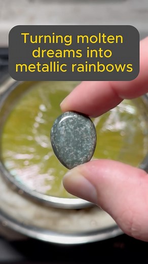 Bismuth123 by Tobias on Instagram: "Bismuth crystals are a mesmerizing fusion of art and science, showcasing a kaleidoscope of iridescent colors—vivid blues, purples, and golds—that shift and shimmer in the light. These stunning formations grow naturally in a geometric, stair-step pattern, resembling futuristic cityscapes or ancient temples. Their metallic luster and rainbow hues result from a thin oxide layer, making each crystal a unique masterpiece of nature’s artistry. Beyond their beauty, b