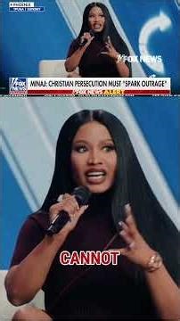 WATCH: Nicki Minaj SPOKE OUT against Christian persecution in Nigeria ahead of US strikes #foxnews