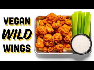 Extra CRUNCHY Buffalo Cauliflower - Vegan Party Snacks!