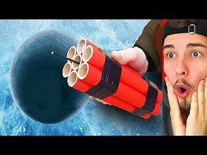 EXPERIMENT Dynamit VS. Eis Loch