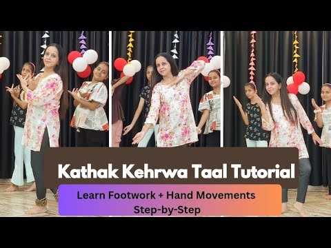 Kathak Kehrwa Taal Tutorial | Step-by-Step Footwork & Hand Movements | Learn with Nrityam by Noopur💃