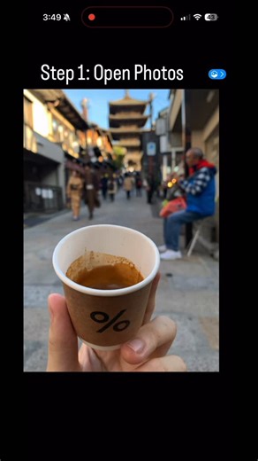 Justin Odisho on Instagram: "How to use the spatial scene feature on iPhone Photos App, this works on old photos too to give a 2d photo 3d feel"