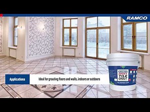 Ramco Epoxy Tile Grout - How to use