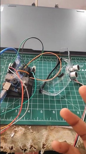 DIY Smart Blind Glasses using Arduino #gcgelectronics #blindman #experiment #arduino #scienceproject