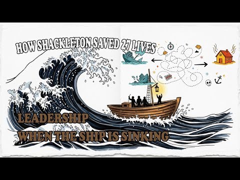 Leading When The Ship Sinks: How Shackleton Saved 27 Men From The End of The World