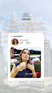 “Hunting for world’s best durian in Malaysia” - Indonesian celebrity enjoying durian in Kuala Lumpur, Malaysia. Malaysia is renowned for its world-class premium durian varieties, including the iconic Musang King (Raja Kunyit), the highly sought-after Black Thorn, the classic D24, and many other cultivars that continue to attract global durian enthusiasts. Thanks to its ideal climate, established orchards, and strict cultivation standards, Malaysia has earned a reputation as one of the top produc