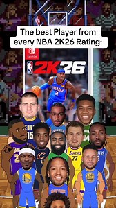 The Best NBA Player from Every 2K26 Rating: #NBA | Rebound Rewind