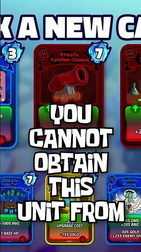 Guess the SpongeBob Tower Defense Unit in 60 Seconds or Less!